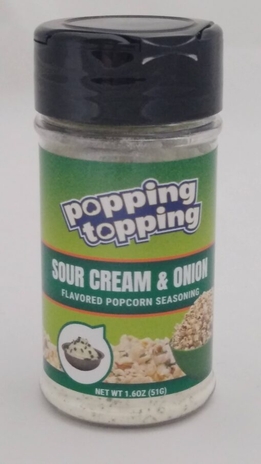 Popping Topping Sour Cream & Onion Jar image